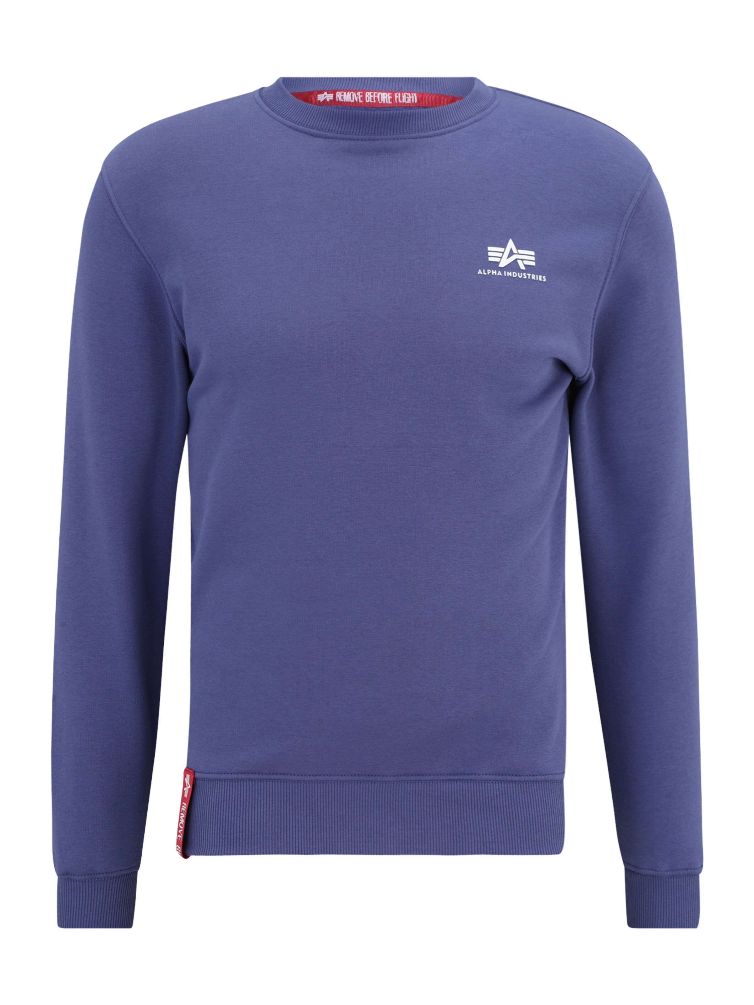 ALPHA INDUSTRIES Mikina – fialová: přední strana