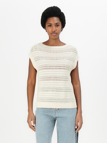 TOMMY HILFIGER Trui in Beige: voorkant