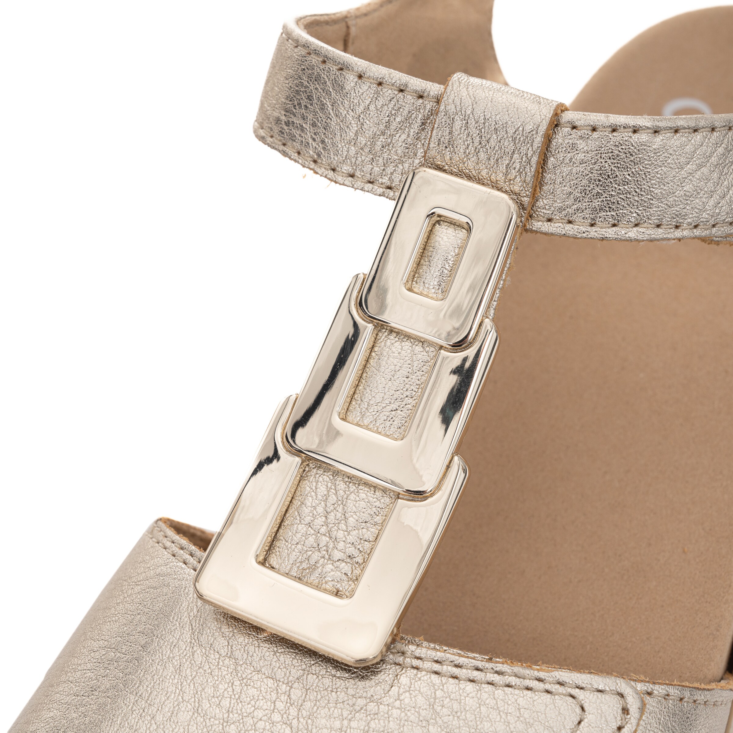 ARA - Sandália 'Osaka' em ouro