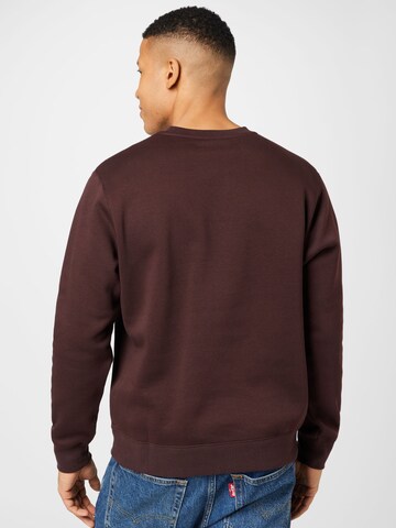 Nike Sportswear Regular fit Sweatshirt 'Club Fleece' in Brown