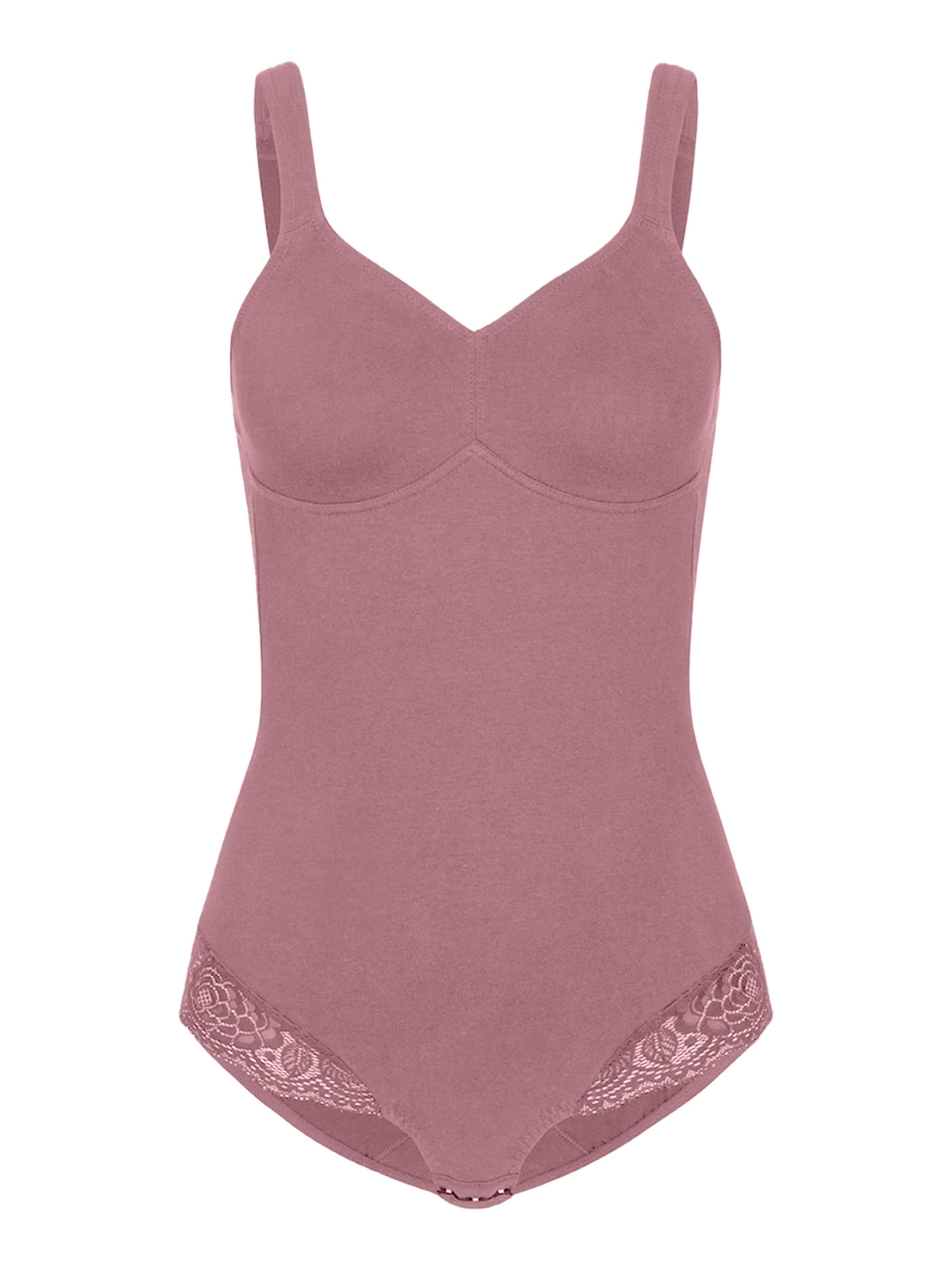 Erlich Textil Body 'Magdalena' in Roze: voorkant