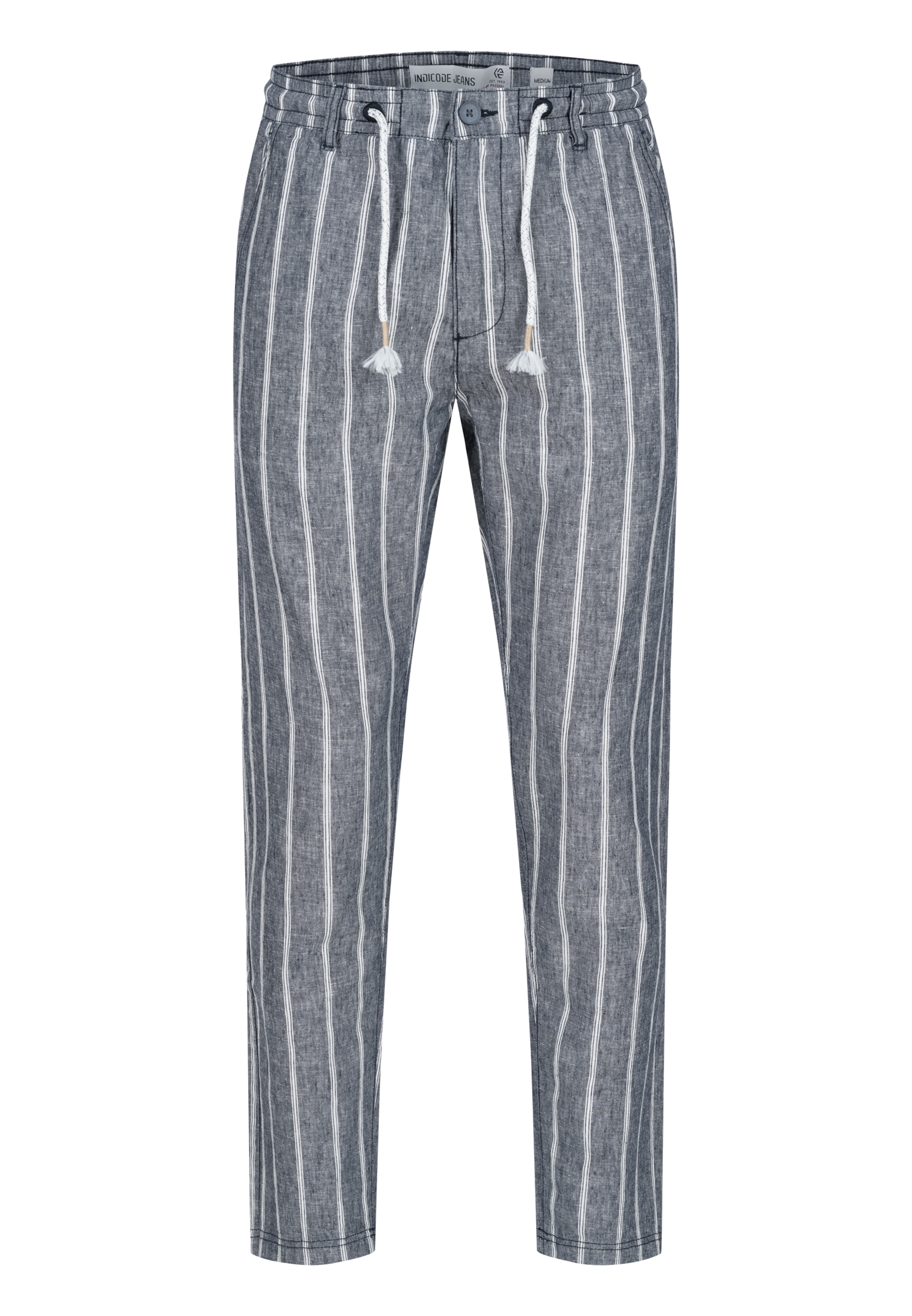 Pantalon 'INTrypper' INDICODE JEANS en gris : devant