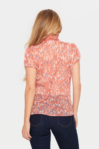 SAINT TROPEZ Bluse 'Lilja' in Orange