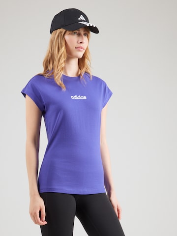 ADIDAS SPORTSWEAR Λειτουργικό μπλουζάκι 'Essentials' σε λιλά: μπροστά