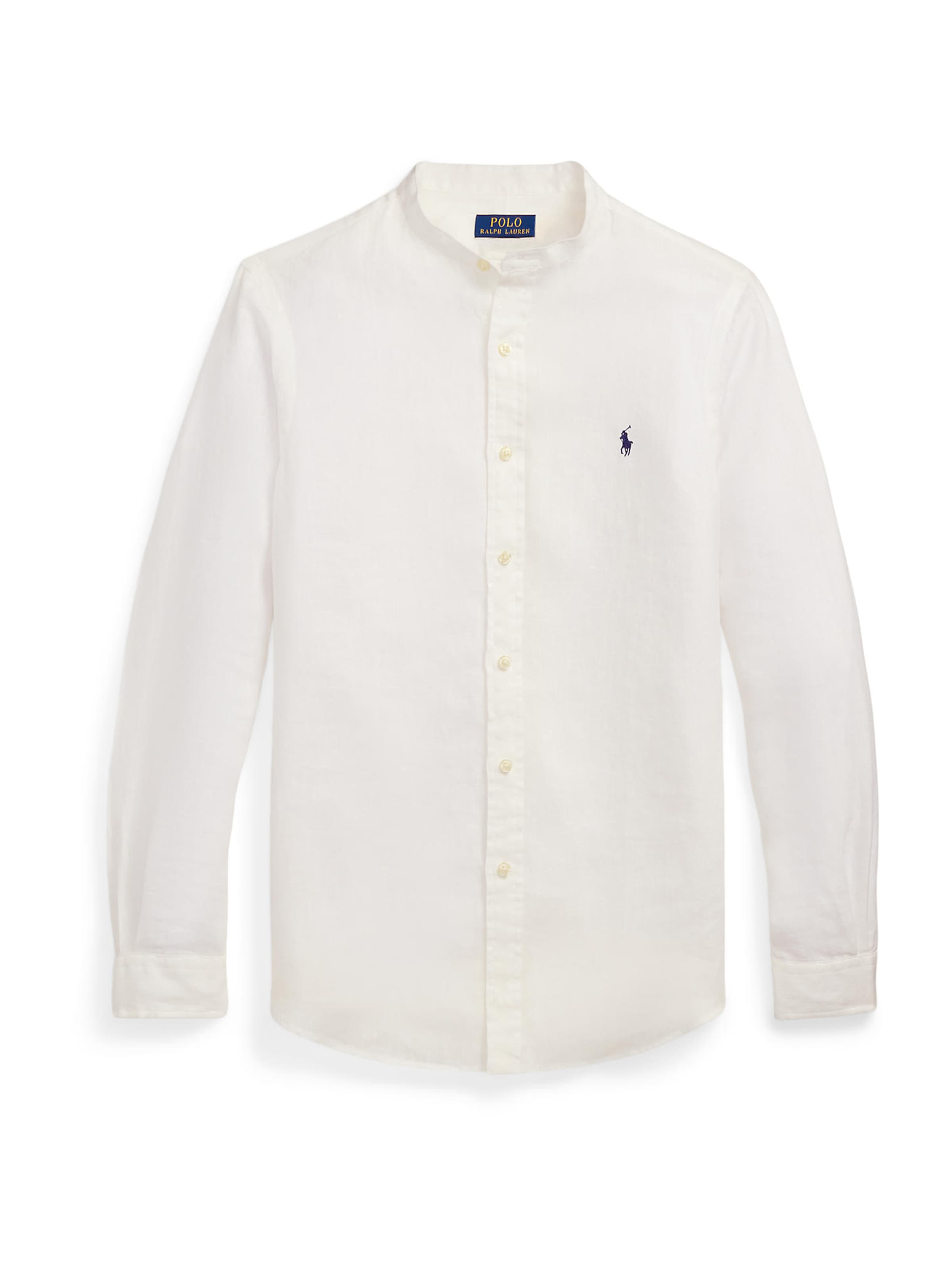 Coupe slim Chemise Polo Ralph Lauren en blanc : devant