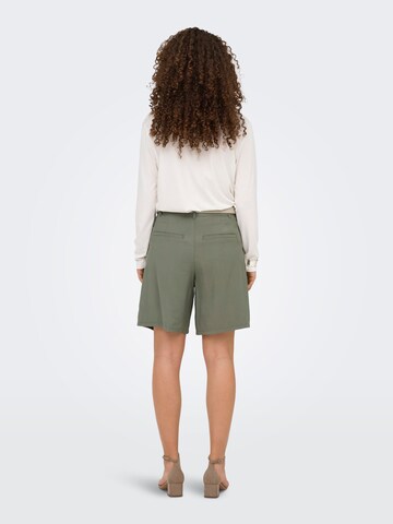 ONLY Regular Bandplooibroek 'ONLaris' in Groen