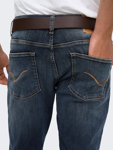 Regular Jean Only & Sons en bleu
