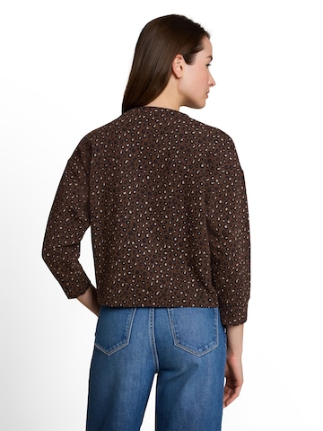 TOM TAILOR DENIM Sweatshirt in Brown