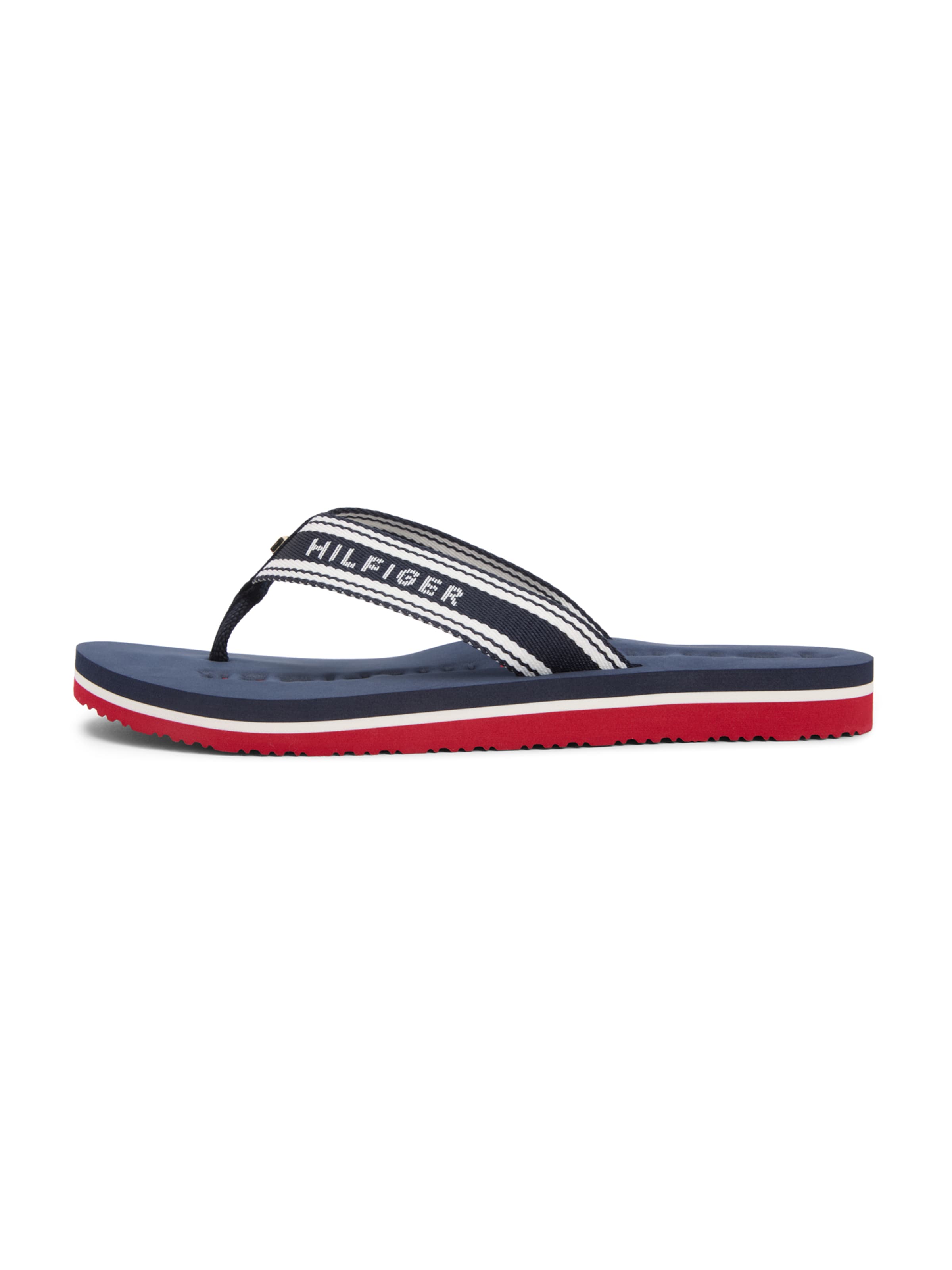 Tongs TOMMY HILFIGER en bleu : devant