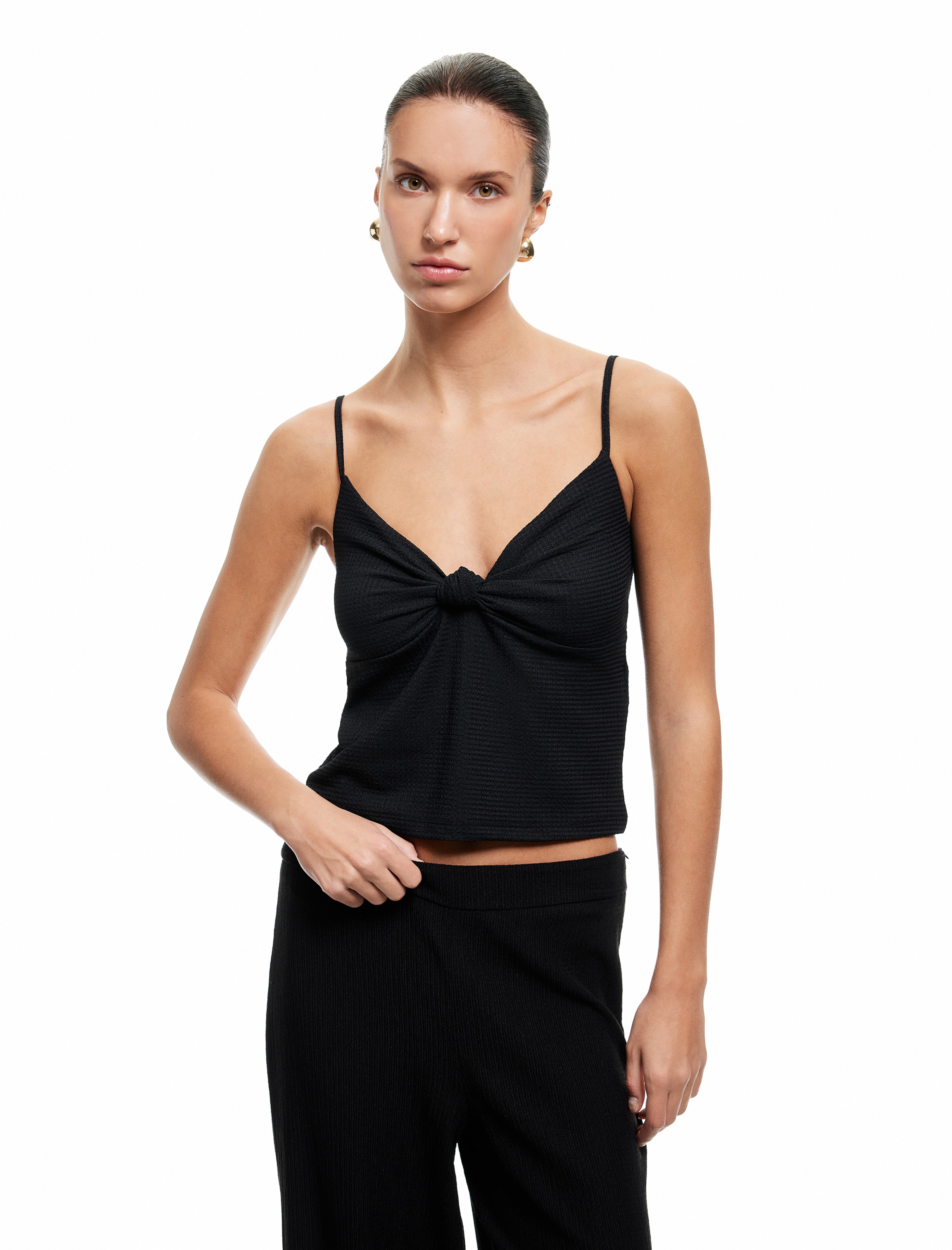 Koton Top in Black: front