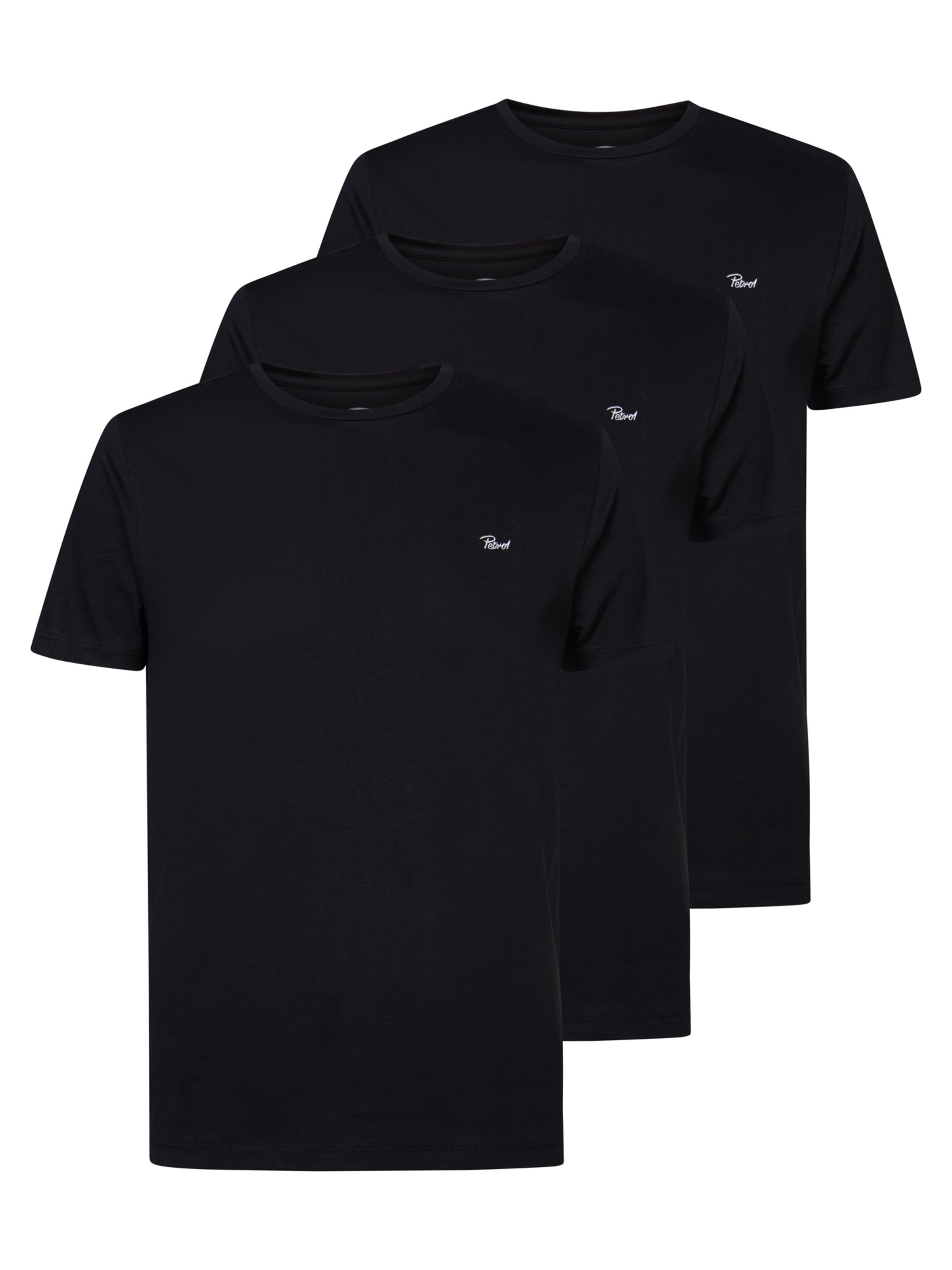 Tricou 'Sidney' de la Petrol Industries pe negru: față