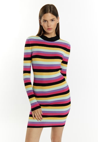 MYMO Knitted dress 'Biany' in Mixed colors: front