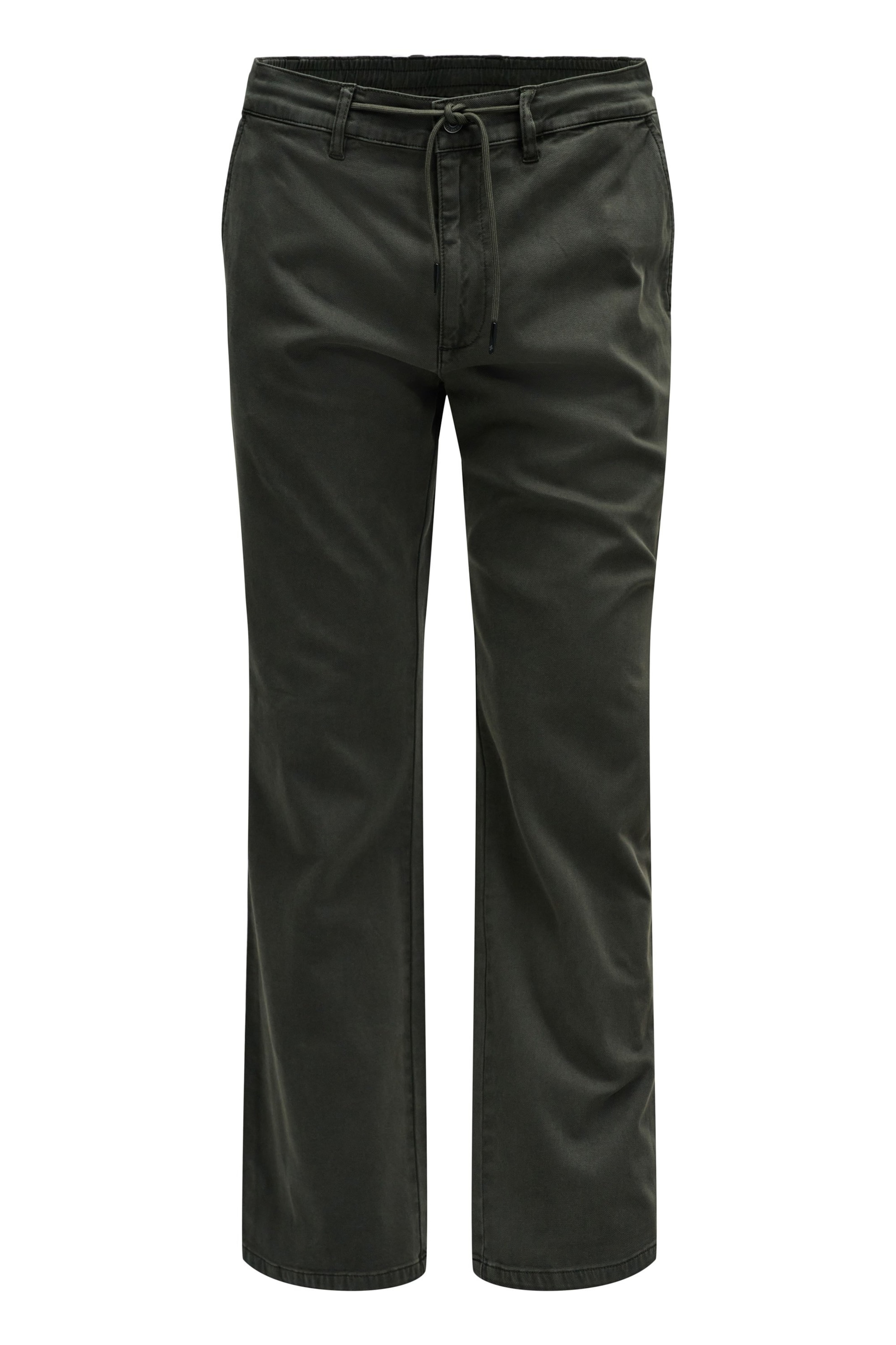 Salsa Jeans Broek in Groen: voorkant