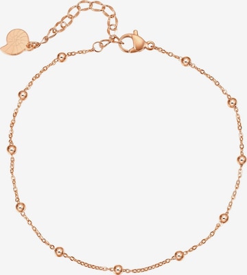 Hey Happiness Foot Jewelry 'Mini Beads' in Gold: front