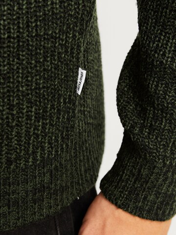 JACK & JONES Sweater 'JJELEWIS' in Green