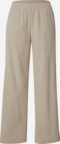 smėlio ONLY Plačios klešnės Kelnės: priekis