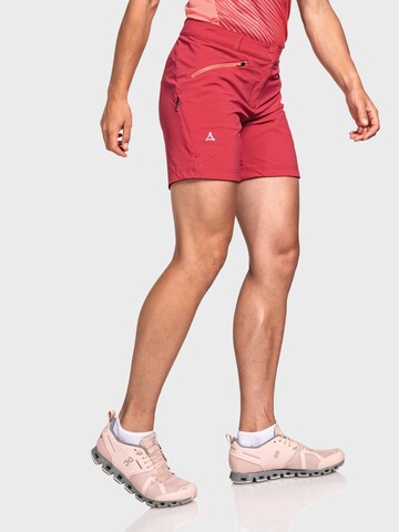 Schöffel Regular Outdoor trousers 'Hestad' in Red