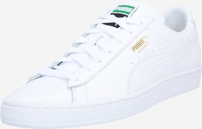 PUMA Baskets basses en or / vert / blanc, Vue avec produit