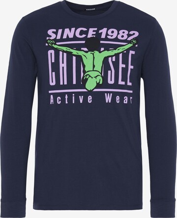 CHIEMSEE - Sweatshirt em azul: frente