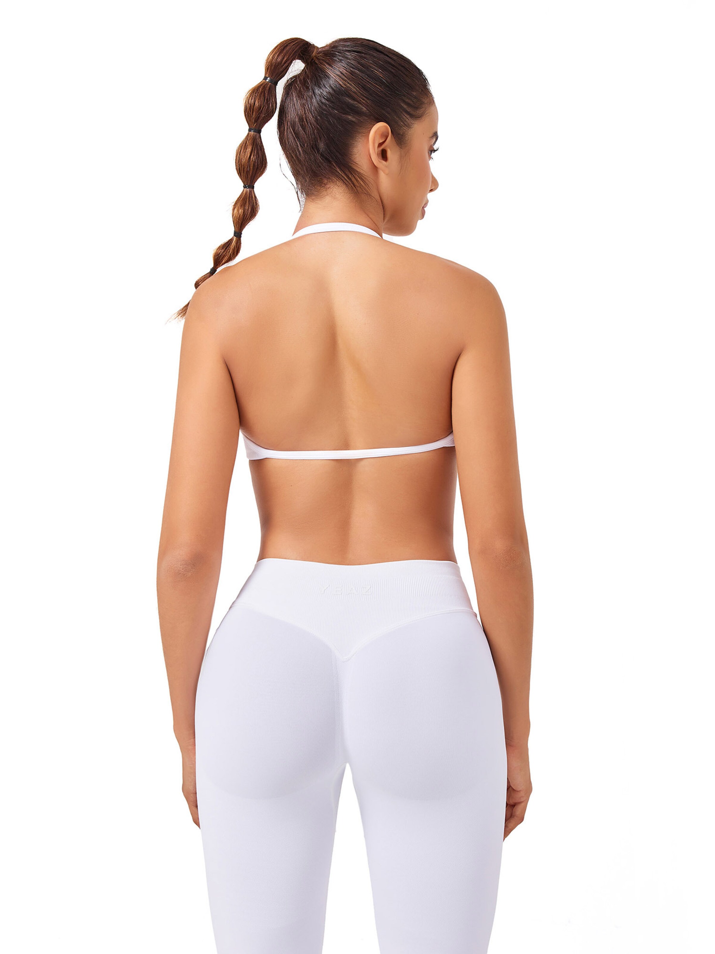 YEAZ Bustier Biustonosz sportowy 'Fly' w kolorze biały