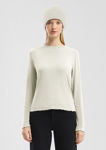 T-shirt QS en beige : devant