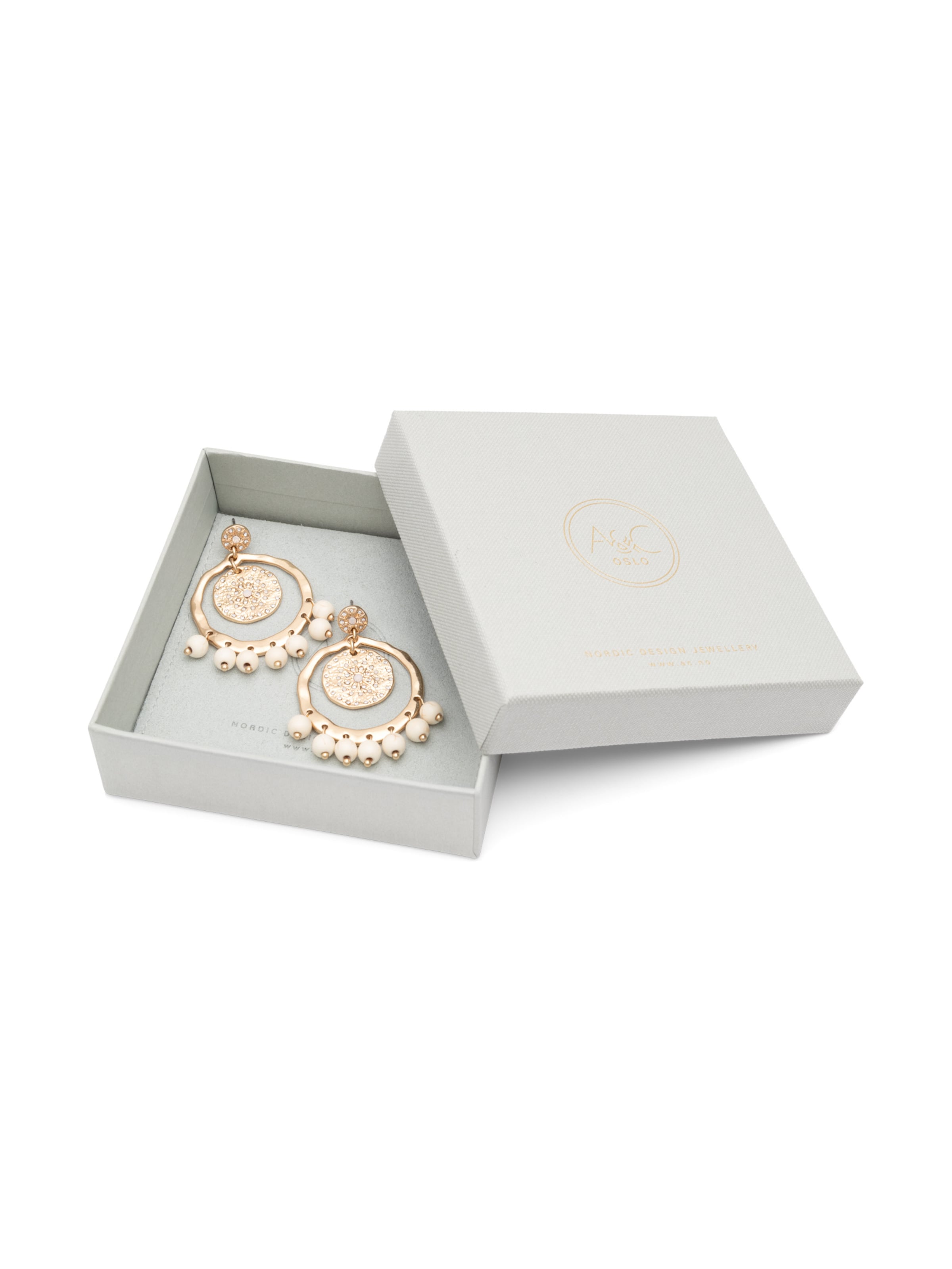 A&C Oslo – Nordic Design Jewellery Earrings 'Solstice Gold' in Gold