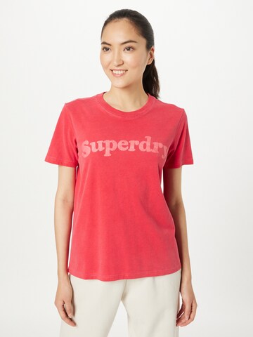 Superdry Shirt 'Vintage' in Red: front
