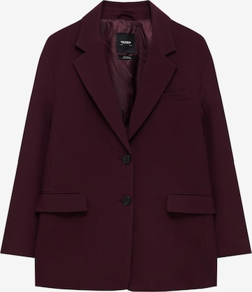 Pull&Bear Blazer in Red: front