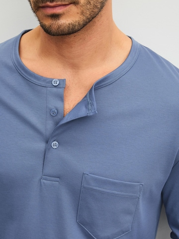 CALIDA Pyjama lang 'Relax Choice' in Blauw