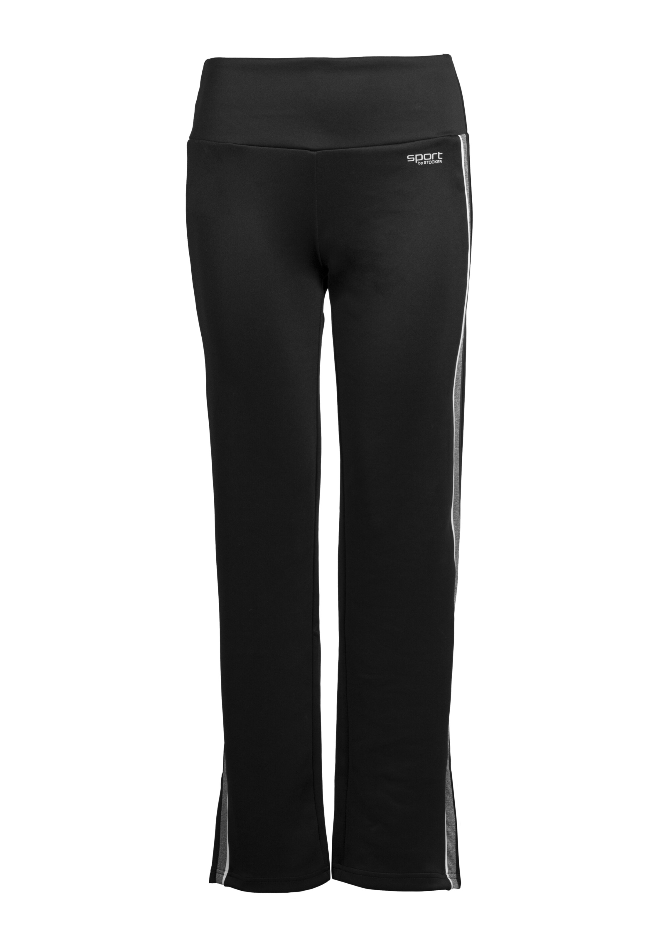 STOOKER WOMEN Regular Athletic Pants 'Poly' in Black: front