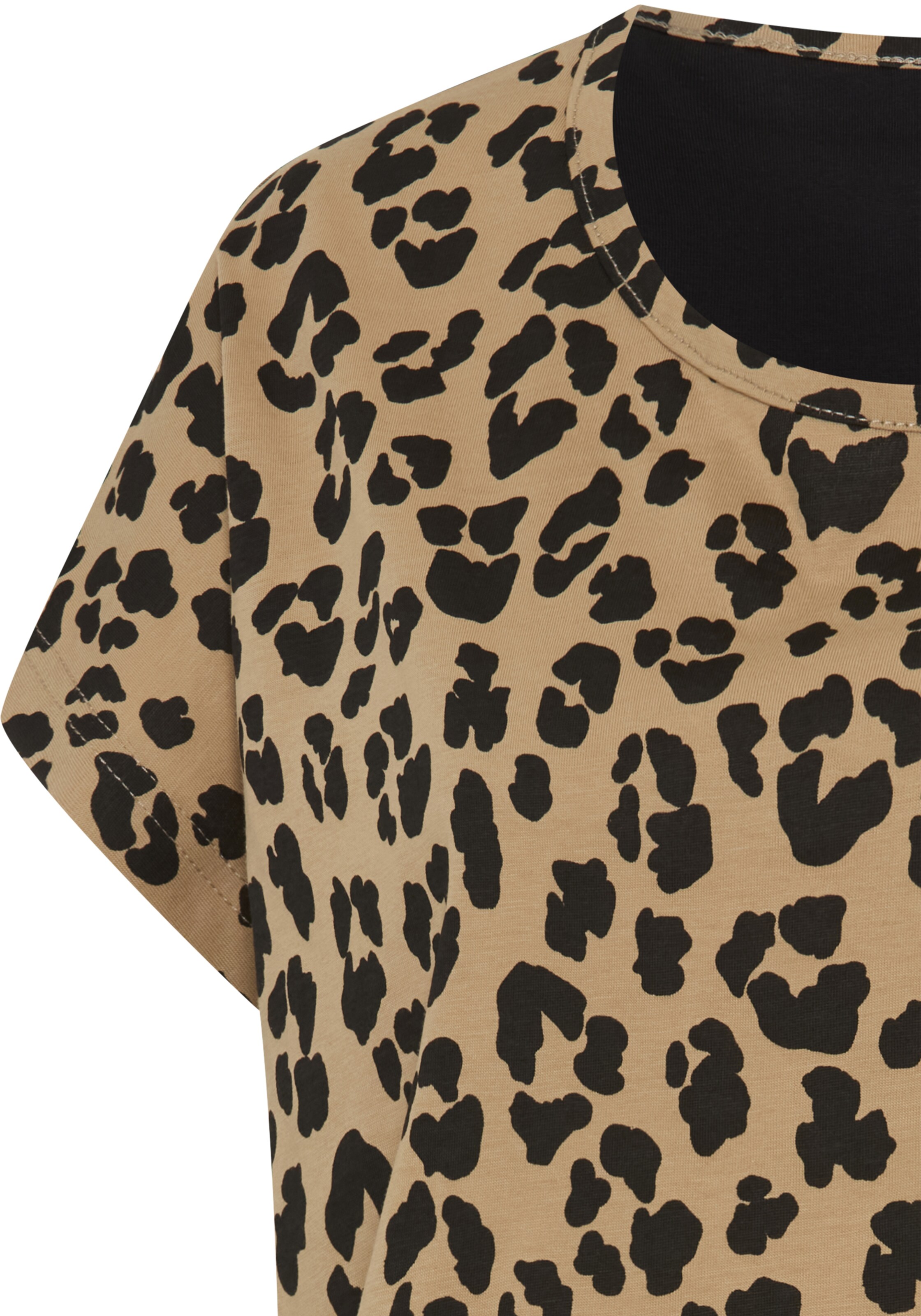 VIVANCE Short Pajama Set in Brown