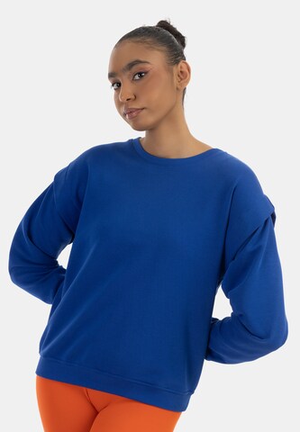 Sweat-shirt MYMO en bleu : devant