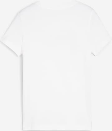 PUMA T-shirt 'ESS' i vit