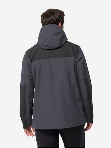JACK WOLFSKIN Outdoor jacket 'JASPER' in Grey