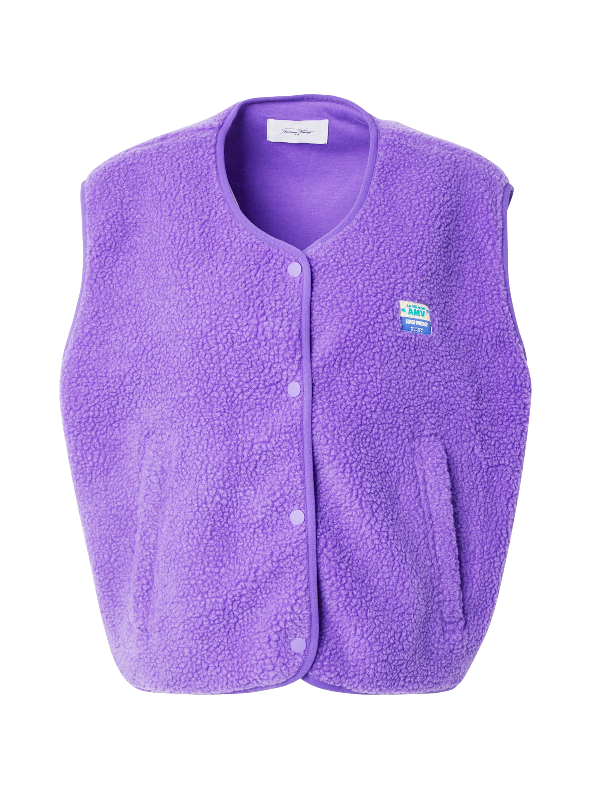 AMERICAN VINTAGE Vest 'HOKTOWN' i lilla: forside