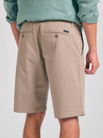 pilka Funky Buddha Standartinis „Chino“ stiliaus kelnės