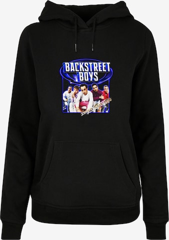 Merchcode Sweatshirt 'Backstreet Boys - Larger Than Life' in Zwart: voorkant