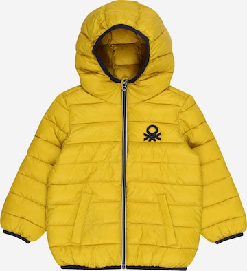 UNITED COLORS OF BENETTON Between-season jacket in Yellow: front