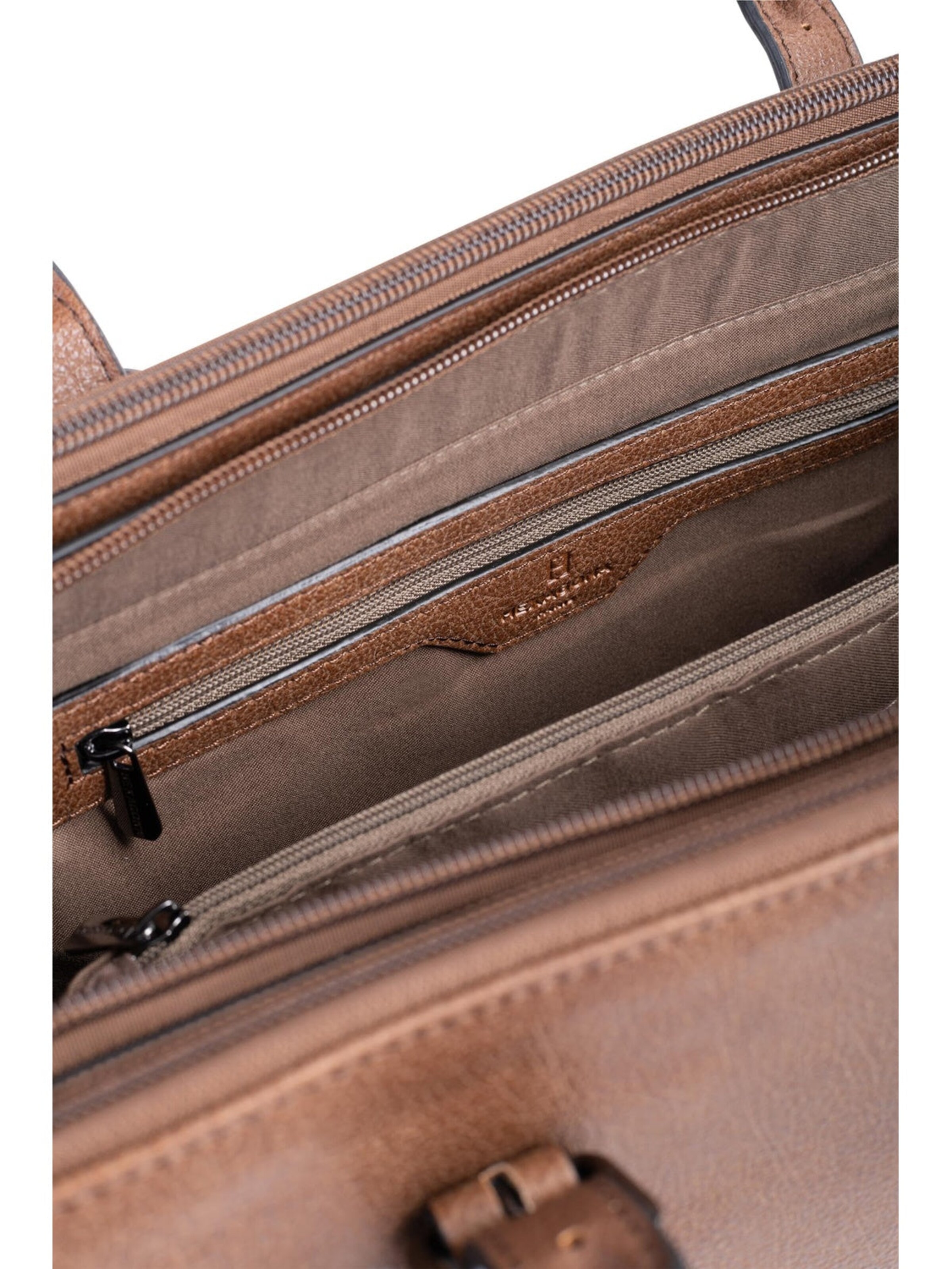 Hexagona Handtasche 'Gracieuse'‌‌‌‌‌‌‌‌‌‌ in Braun