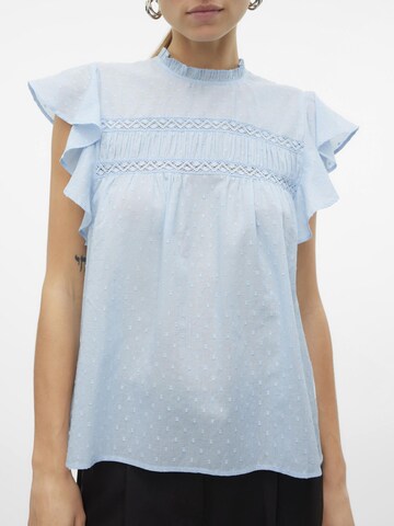 VERO MODA Blouse 'VMTrine' in Blauw
