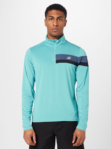 new balance Functioneel shirt 'Accelerate' in Blauw: voorkant