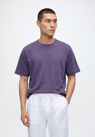 T-Shirt Abercrombie & Fitch en violet : devant