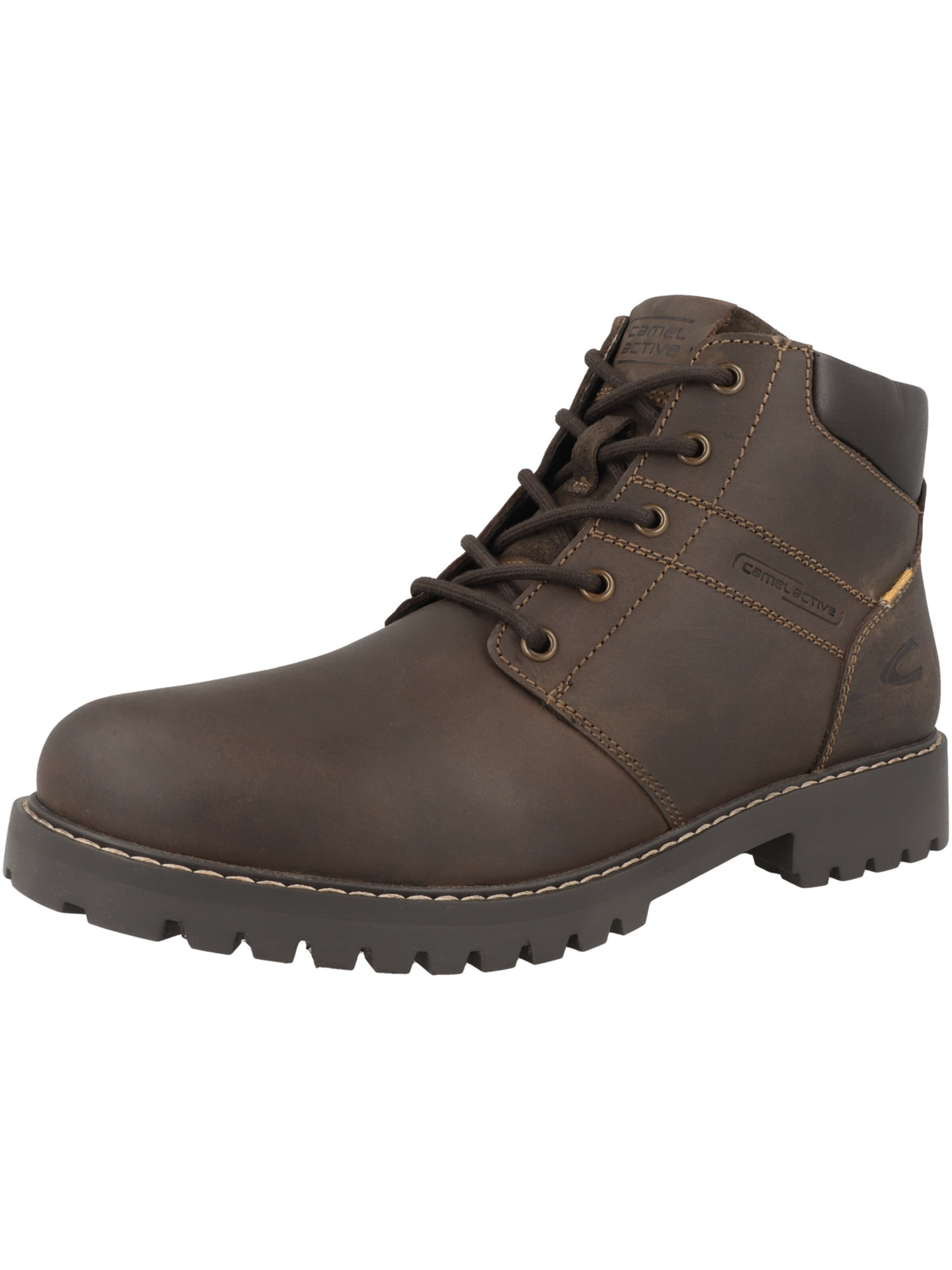CAMEL ACTIVE Lace-Up Boots 'BUST' in Brown: front