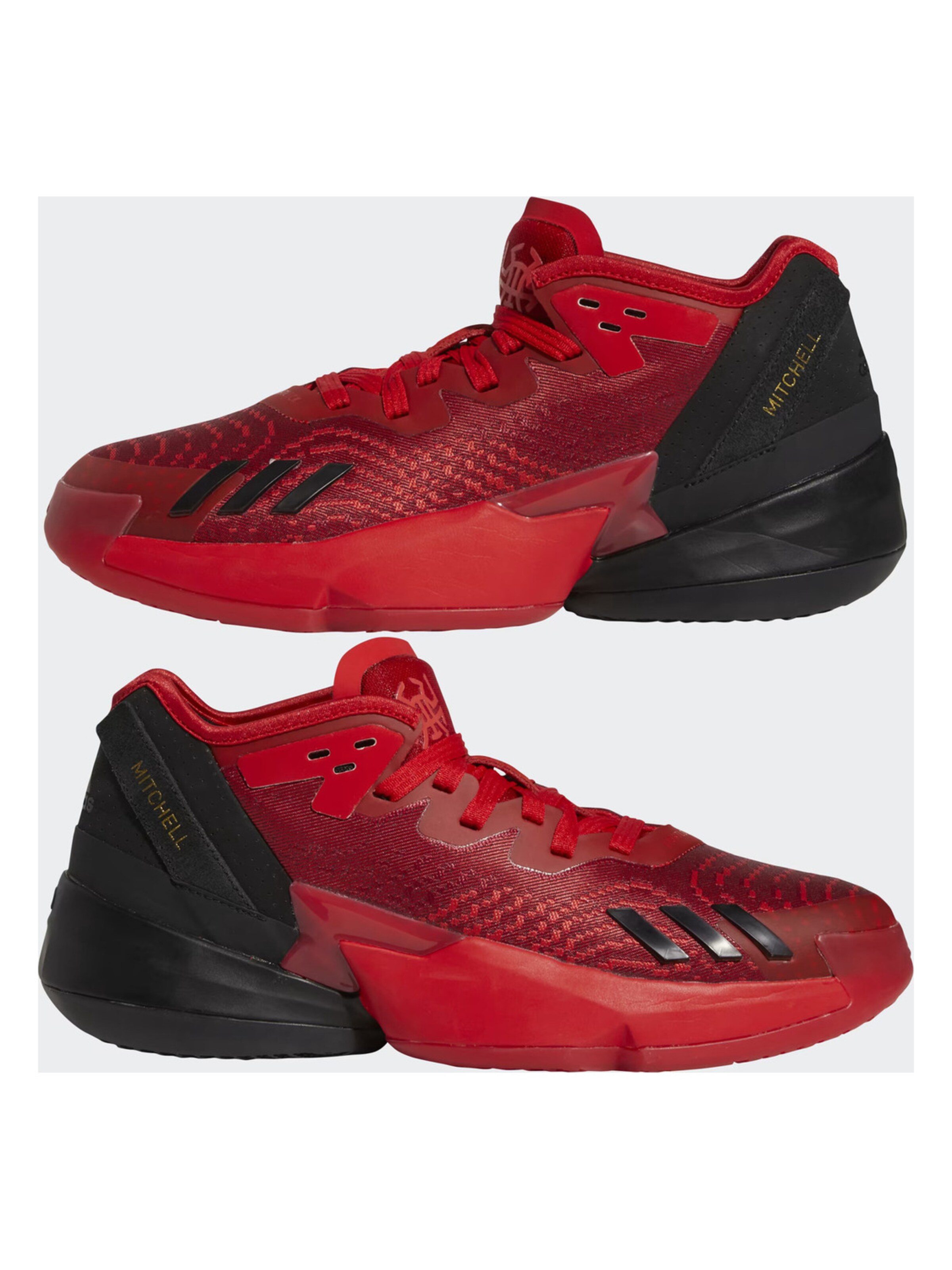 ADIDAS - Calzado deportivo 'adidas D.o.n. Issue 4 Shoe' en rojo