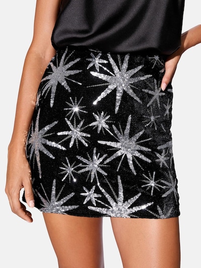 Lipsy Skirt in 34 in Black / Silver, Item view