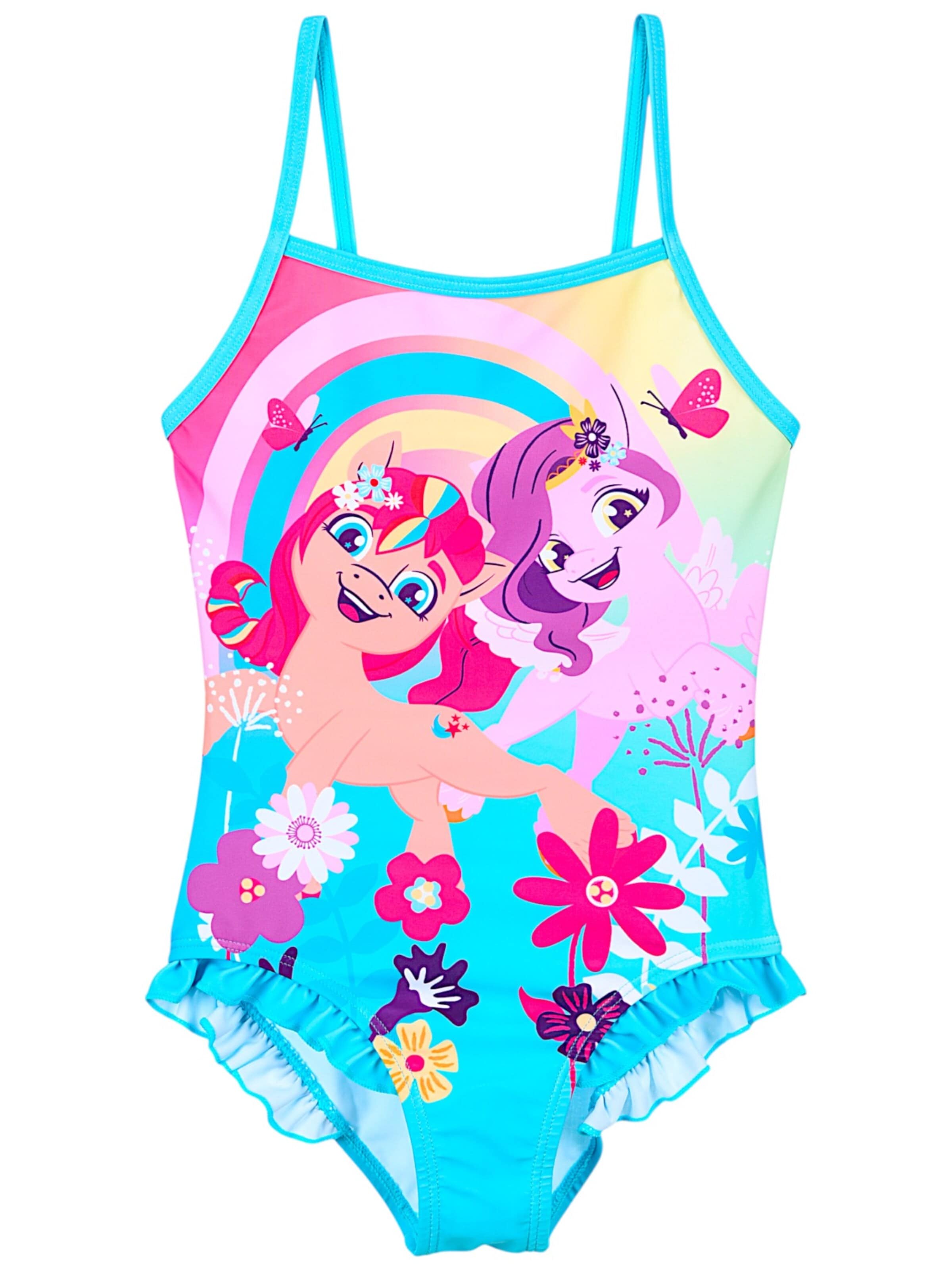 MY LITTLE PONY Swimsuit 'My Little Pony Badeanzud' in Blue: front