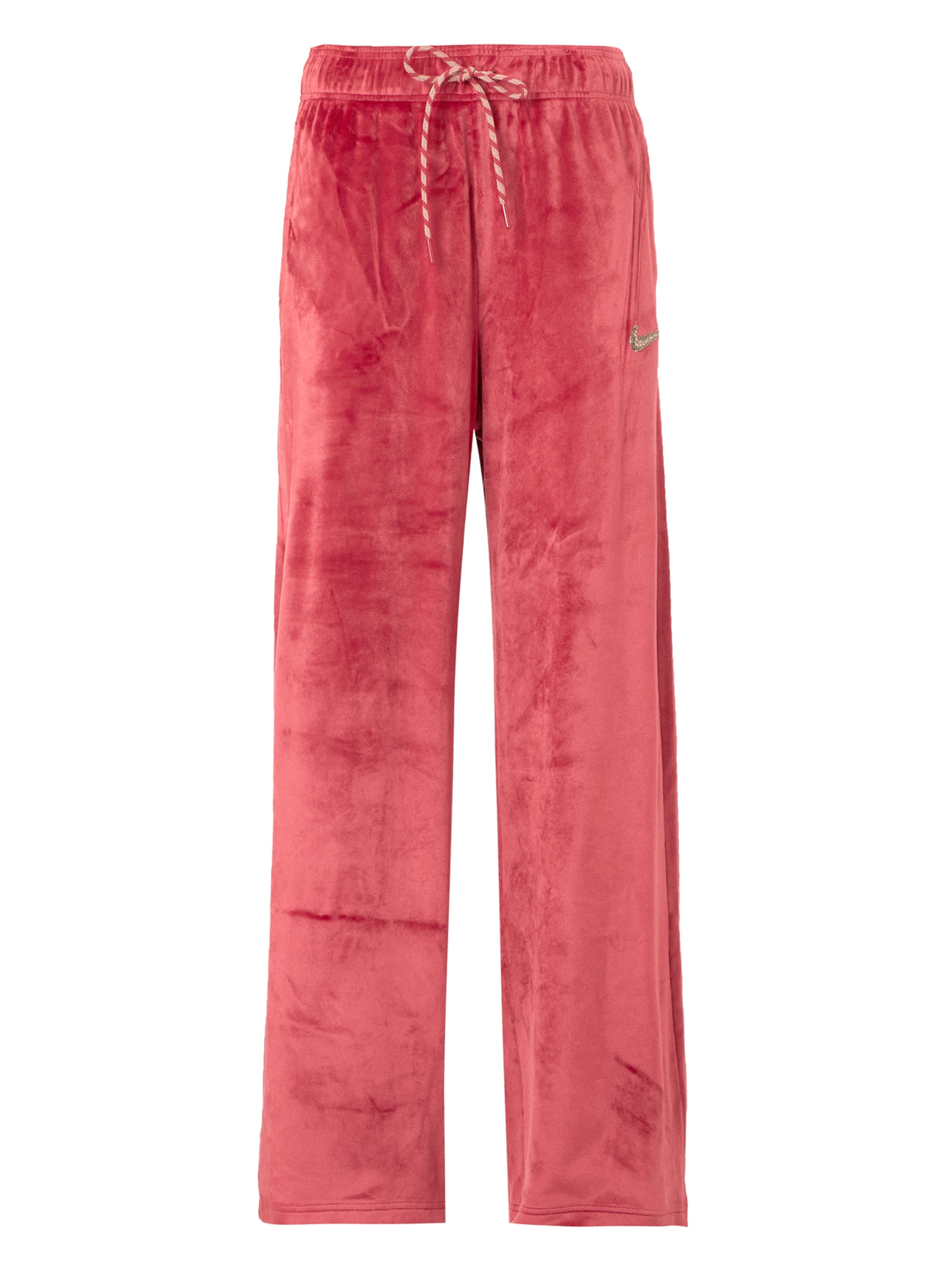 Nike Sportswear Широки крачоли Панталон в оранжево: отпред