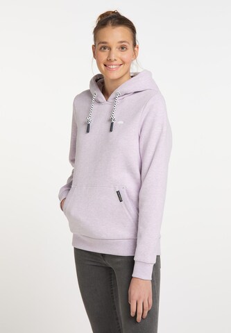 Sweat-shirt Schmuddelwedda en violet : devant