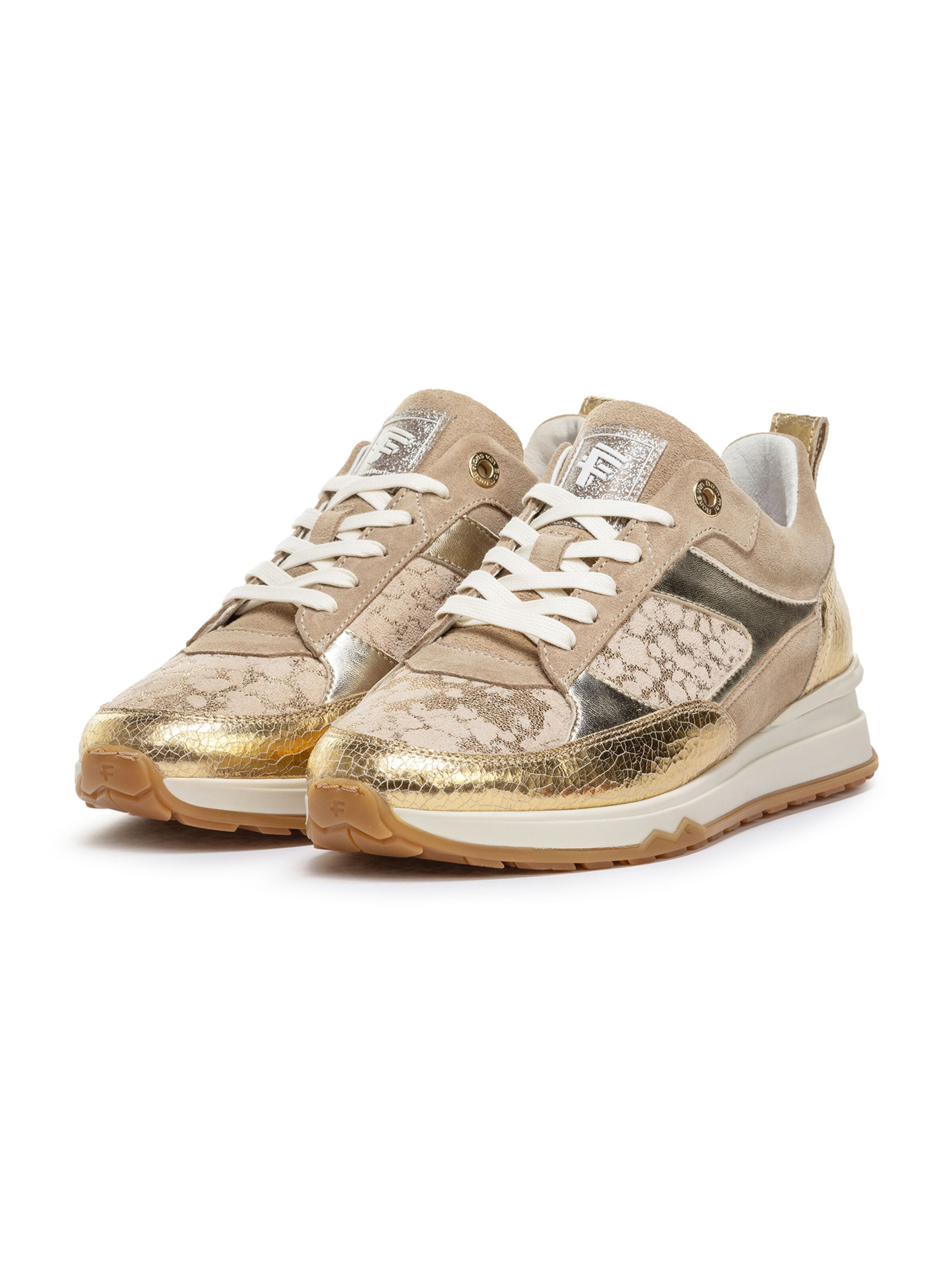 Floris van Bommel Sneakers laag 'Mari 03' in Goud