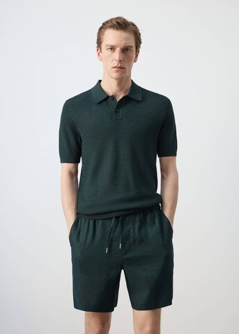 MANGO MAN Poloshirt 'Talaia' in Grün: Vorderseite